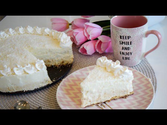 Raffaello cake no bake - Eng sub