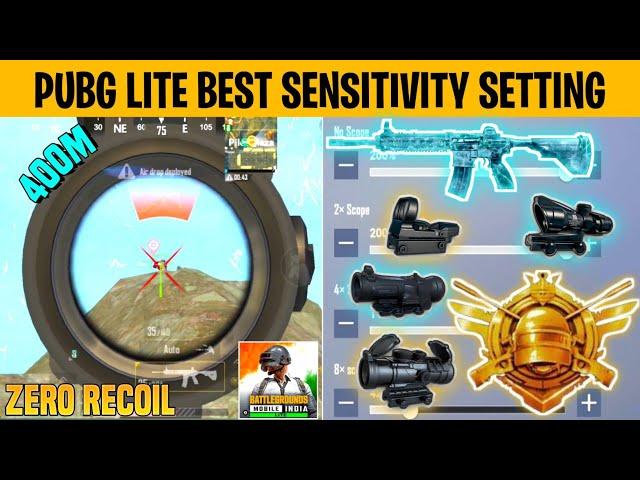 PUBG Mobile Lite Best Sensitivity settings for accurate Headshots after 0.21.1 update