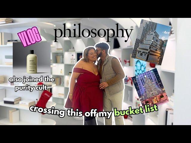 Christmas in New York Vlog w/ My Husband (Philosophy Influencer Event)