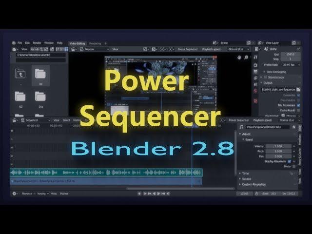 Power Sequencer Addon - Blender 2.8