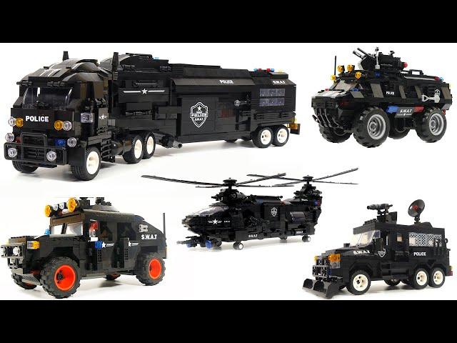 How to Build Epic Police  LEGO playsets -WOMA Swat Corps