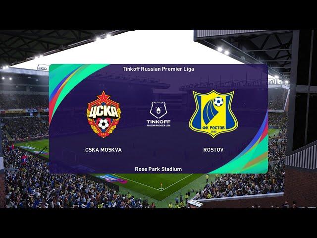 PES 2021 | CSKA Moscow vs Rostov - Russia Premier League | 08/11/2020 | 1080p 60FPS