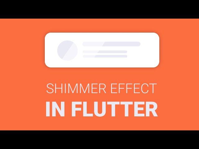 List Loading Effect | Shimmer Effect - Flutter Tutorial