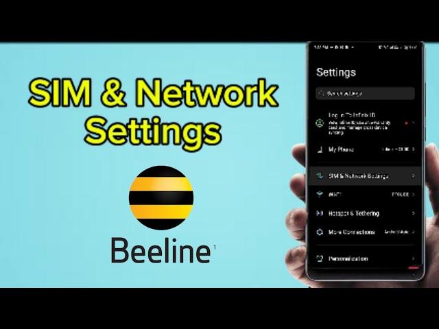 Beeline 4G LTE MMs Settings using new apn settings