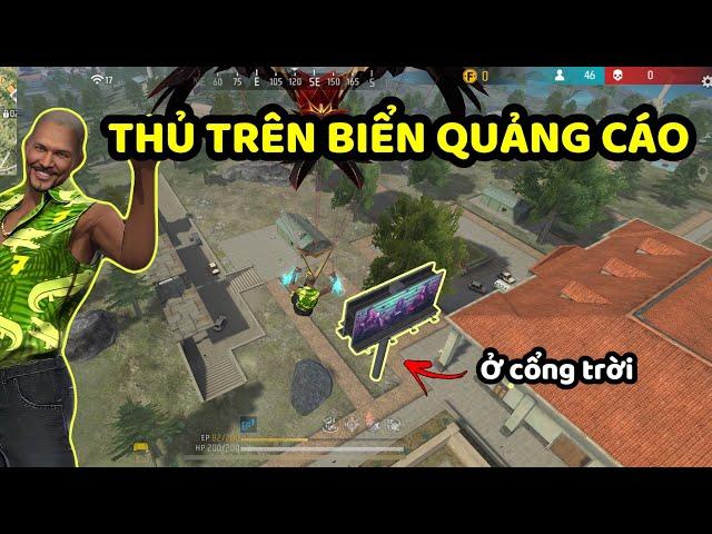 Thử Thách Thủ Trên Biển Quảng Cáo Ở Cổng Trời #typhufreefire #sangtaofreefire #nhasangtaofreefire