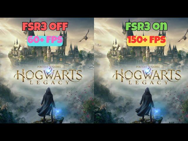 How to install FSR 3 Mod Hogwarts Legacy +Mod +Link +FPS Test Boost