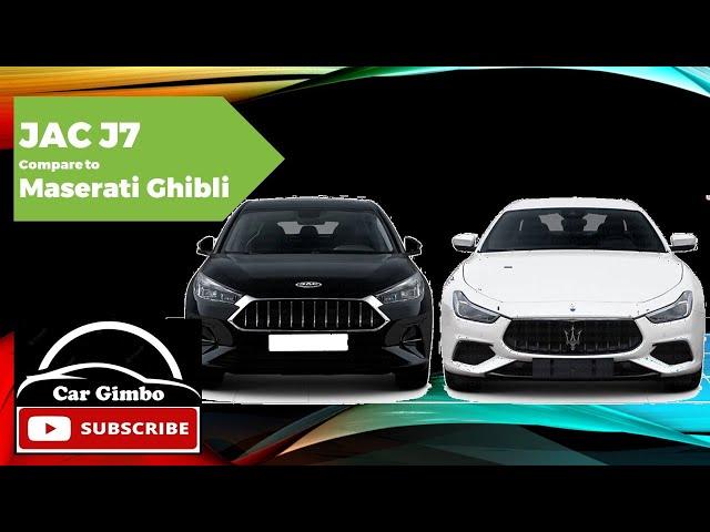 Check out the JAC J7 , the lil bro of the Maserati Ghibli