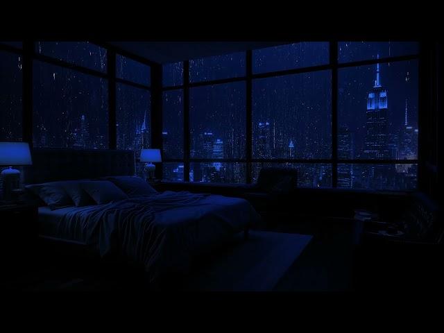 24 Hours of Comfort and Serenity with Cityscape Rain ️️ Goodbye Stress and Insomnia, Hello Peace