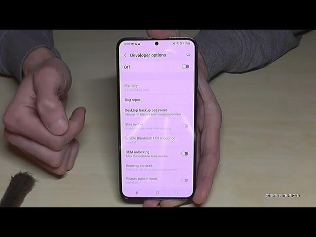 Samsung Galaxy S23 Plus: How to enable the Developer Options? for USB Debugging etc.