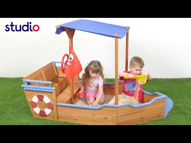 Studio - Pirate Ship Sand Pit #Studio #halfterm #outdoorfun