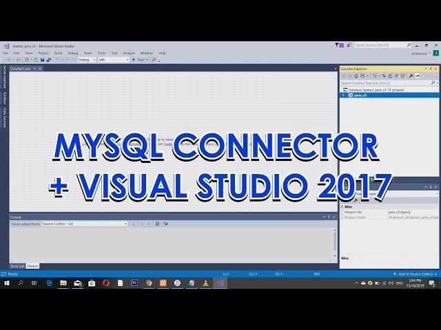 MYSQL DATABASE NOT LISTED IN DATA SOURCE  IN VISUAL STUDIO 2017