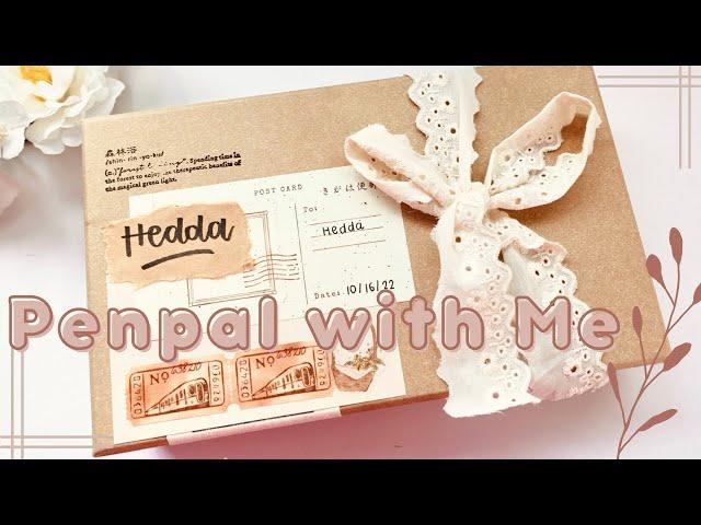 PENPAL WITH ME  ASMR + soft music