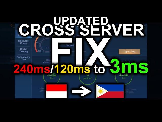 UPDATED | FIX CROSS SERVER LAG IN MOBILE LEGENDS 2022 | FIX YOUR LAG FRUSTRATIONS COMPLETELY! [PH]