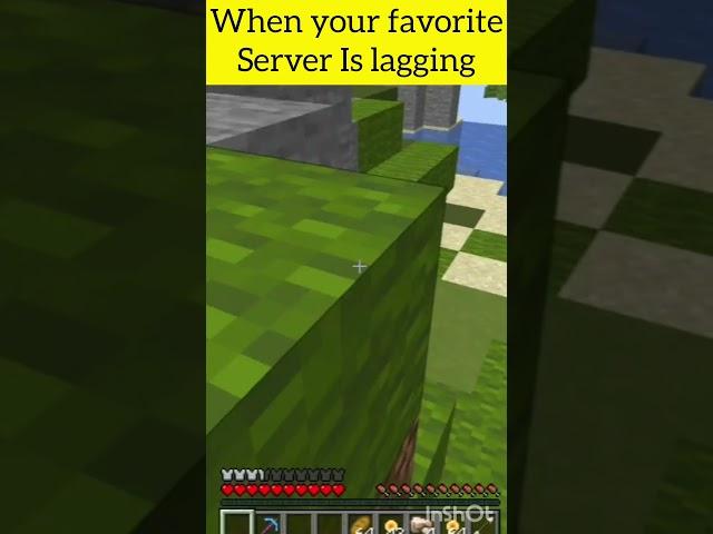 When your favorite server is lagging #gaming #minecraft #memes #gamerfleetedit #funny #short