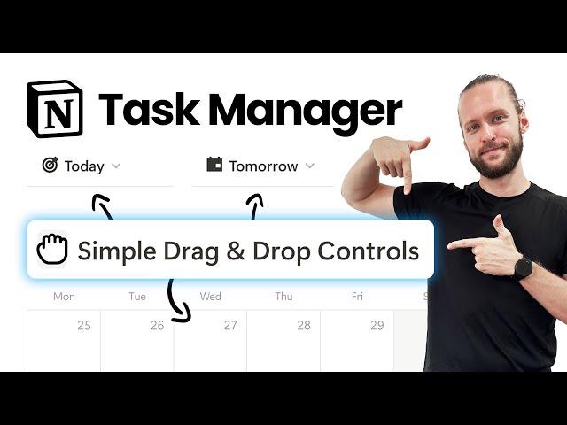 Essential Notion Task Manager for 2025 | Full Tutorial + Free Template