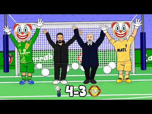 GOALKEEPER CLOWN SHOW Tottenham 4-3 Man Utd (Goals Highlights Forster Bayindir)