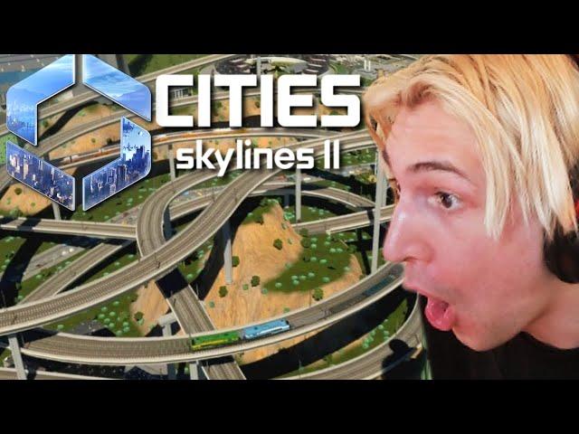 ROUNDABOUT CITY IS BACK! xQc Plays Cities: Skylines