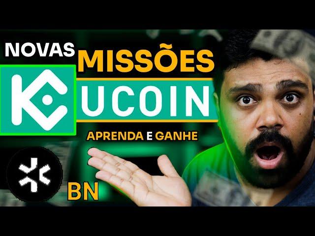 URGENTE NOVAS MISSÕES KUCOIN (aprenda e ganhe) TNA (BN)  GANHE CRIPTO GRÁTIS RESPONDENDO QUIZ