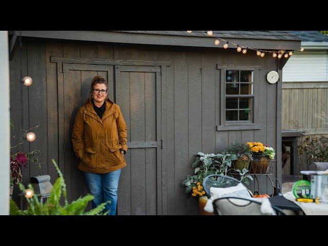 Simple Shed Makeover: Featuring Sherwin-Williams 2021 Color of the Year, Urbane Bronze