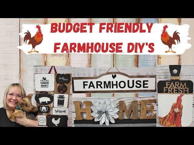 BUDGET FRIENDLY FARMHOUSE DIY'S/HIGH END HOME DECOR/FARMHOUSE DECOR DIY'S