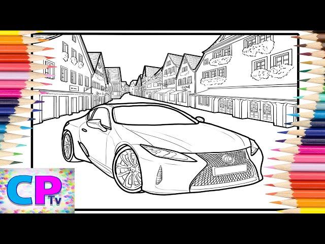 Lexus LC 500/Lexus Coloring Pages/Copic Markers/@coloringpagestv /Elektronomia - Energy[NCS Release]