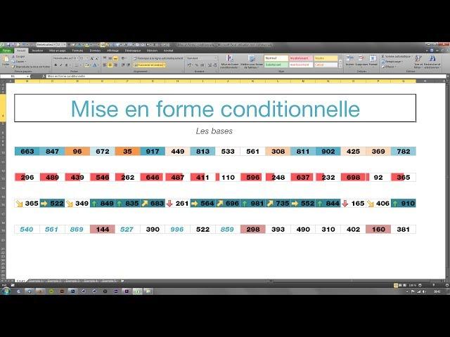 Tuto Excel : la mise en forme conditionnelle