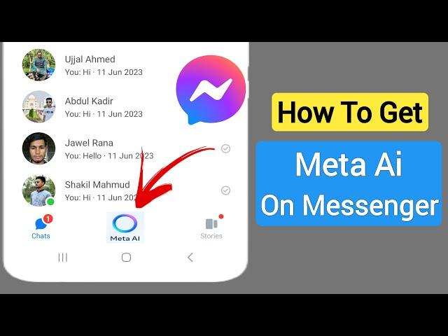 How to Get Meta Ai Chat On Messenger (New Update) | Enable Meta Ai On Facebook Messenger