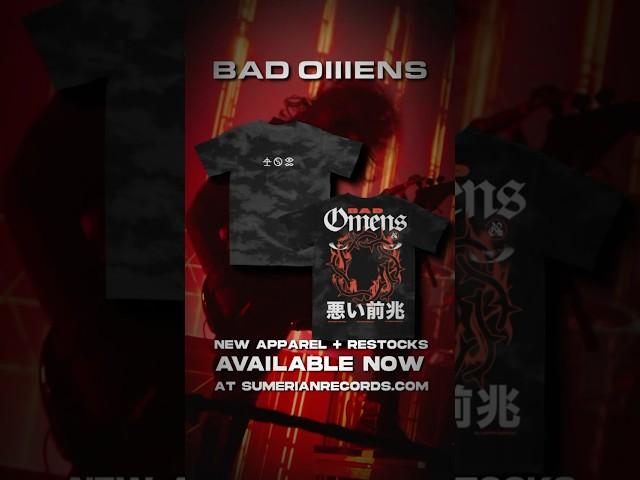 New Bad Omens merch available NOW only at sumerianrecords.com‼️