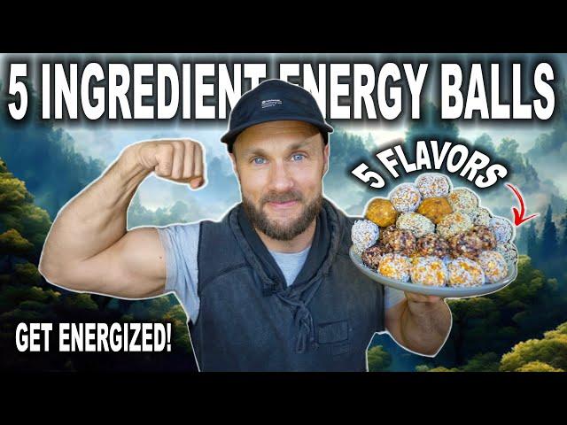 5 Energy Ball Recipes Using Only 5 Ingredients | Healthy & Delicious!