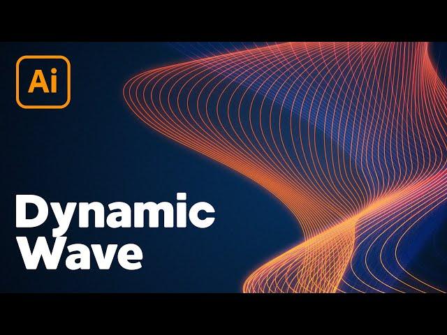 Dynamic Line Wave Effect in Illustrator