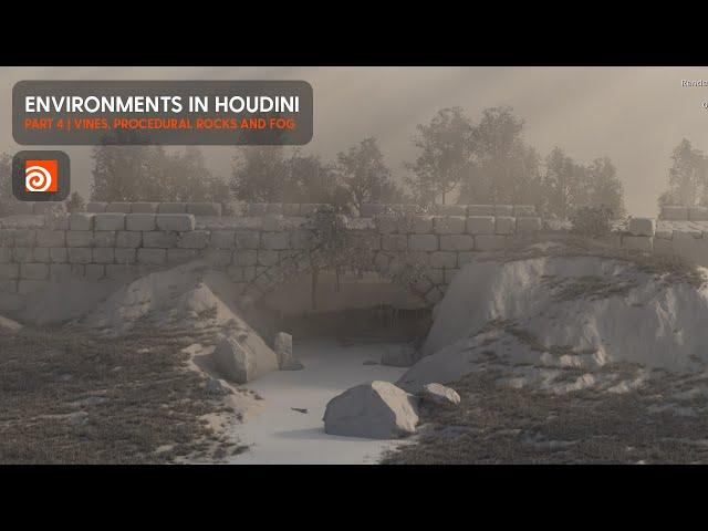 Environments in Houdini | Part 4 - Vines, Rocks and Fog