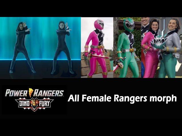 Power Rangers Dino Fury All Heroine morph [FANMADE]