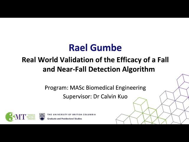 Rael Gumbe, 'Fall detection algorithm' : 2024 UBC 3MT Semi-finalist