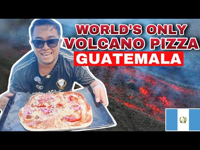 BAKING PIZZA IN AN ACTIVE VOLCANO IN GUATEMALA 