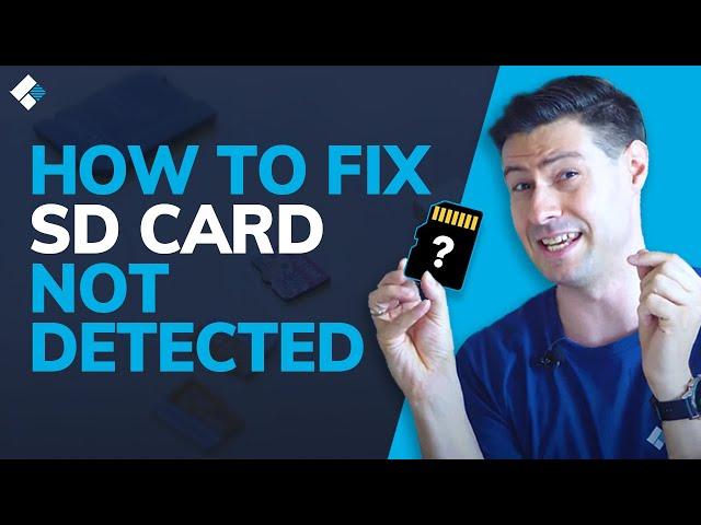 How to Fix SD Card Not Detected / Showing Up / Recognized? [Windows 10/8/7]