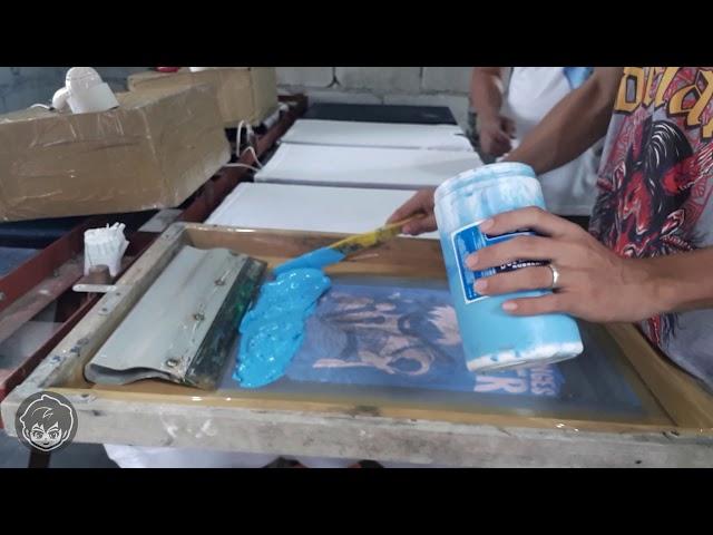 3 colors Silkscreen Printing Process | Screenlifeph