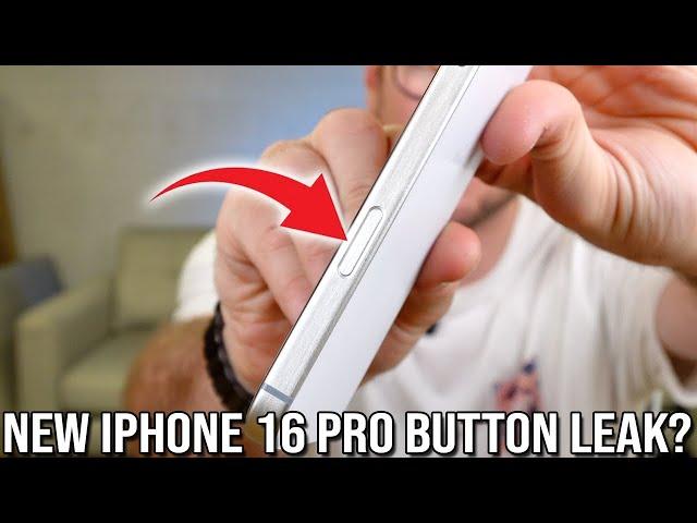 NEW iPhone 16 Pro Button LEAK?!?!?