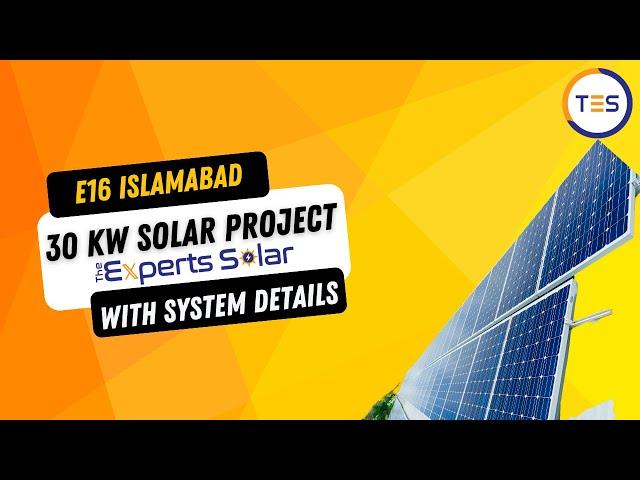 Solar Project with complete installation details