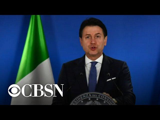 Italian Prime Minister Giuseppe Conte resigns