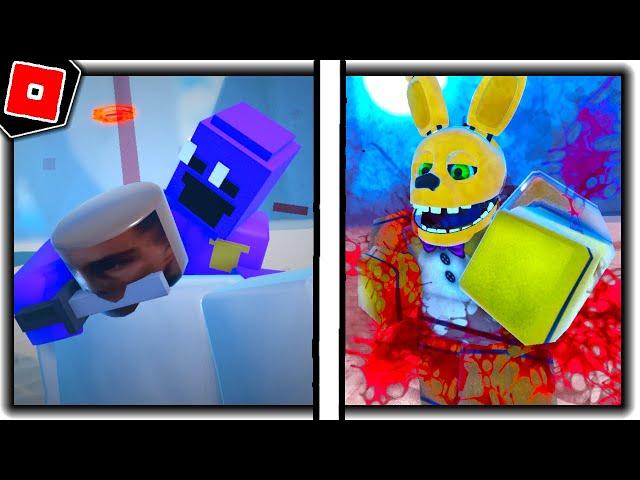 How to get SPRINGLOCK BADGE + PURPLE GUY MORPH in MARVELLOUS PLAYGROUND - Roblox