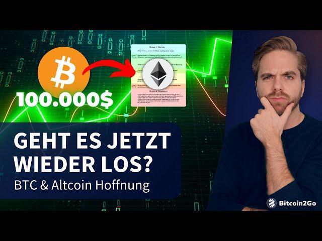 LETZTE CHANCE 2024: Bitcoin 100k Comeback, Altcoin Steuer-Trick & Verkauf | Krypto News