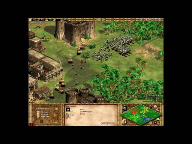 Age of Empires II - Online Commentary Battle - MrDanish177 & Simmo vs. ELISEO & asaliotos - (3/6)