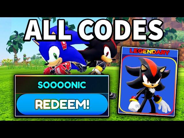 (2024) ALL *NEW* SECRET OP CODES In Roblox Sonic Speed Simulator!