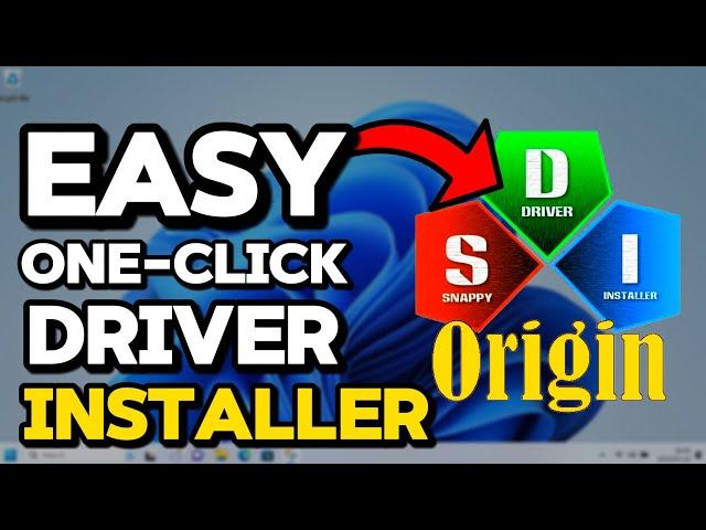 How to EASILY Install or Update Drivers on Windows (Snappy Driver Installer Origin)