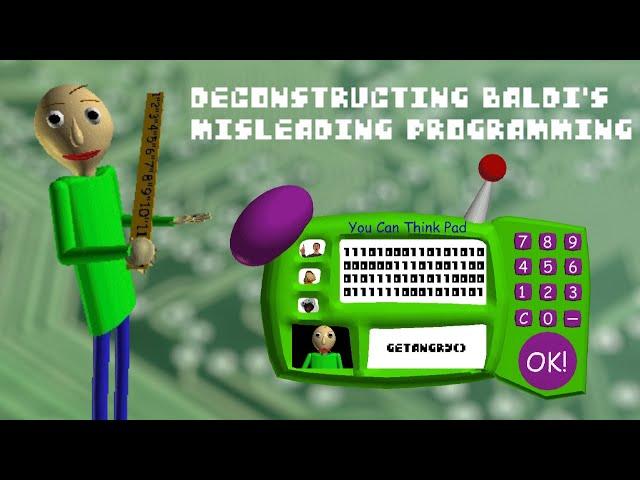 Ruining Baldi's Basics by dissecting Baldi's AI | Tech Rules