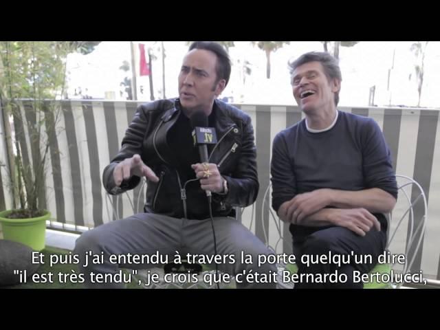 Nicolas Cage & Willem Dafoe Interview for 'Dog Eat Dog' in Cannes