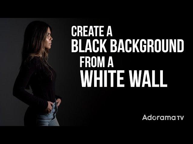 Create A Black Background From A White Wall: Exploring Photography with Mark Wallace