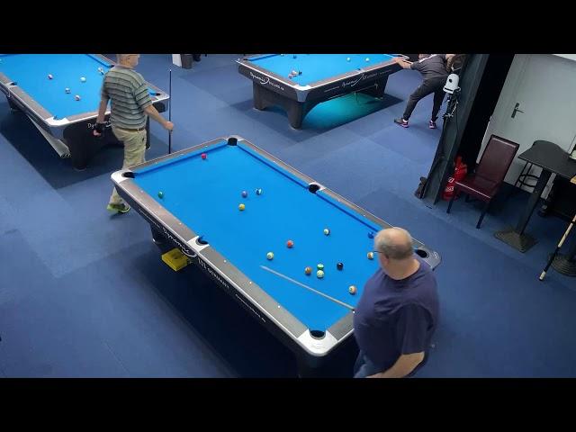 Christian Sambulski vs Hajo Meier Dienstagsturnier Billardfreunde Bremen 8 Ball12.11.2024