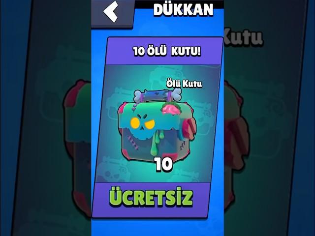 HERKESE ÜCRETSİZ ÖLÜ KUTU AÇILIMI ( İÇİNDEN NELER ÇIKTI ) #brawlstars #shorts #DeadGame