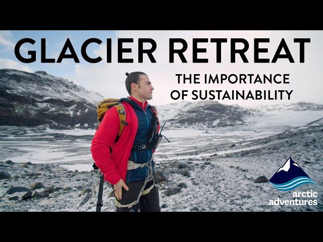 Glacier Guide Discusses Glacier Retreat | Sólheimajökull Glacier